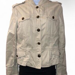 Express Women's Tan Military Style Jacket
